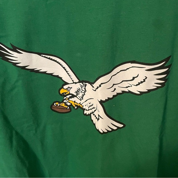 Saquon Barkley 26 Philadelphia Eagles Fanatics T-Shirt Kelly Green 2XLT XXL TALL - Picture 2 of 7